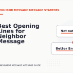 Best Opening Lines for Neighbor Message Messages