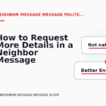 How to Request More Details in a Neighbor Message Message