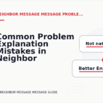 Common Problem Explanation Mistakes in Neighbor Message Message English