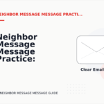 Neighbor Message Message Practice: Email and Message Examples